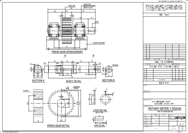 DWG Dryer 1 Pinion Gear | PDF