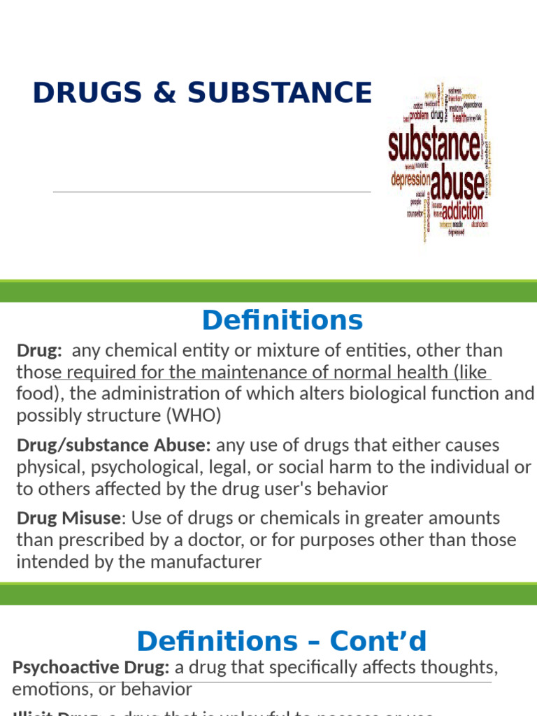 Understanding Drug Abuse and Addiction | PDF | Substance Abuse ...
