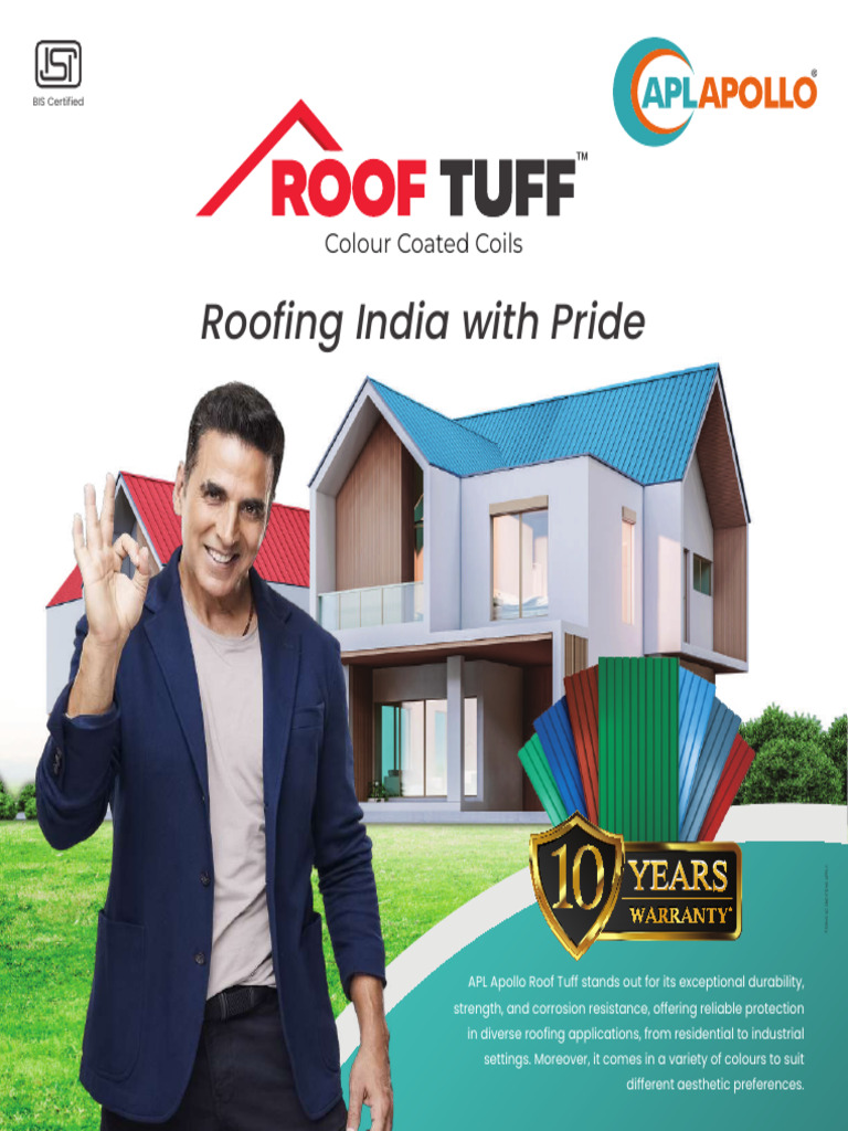 APL Apollo Roof Tuff: Durable Roofing Solutions | PDF | Paint | Corrosion
