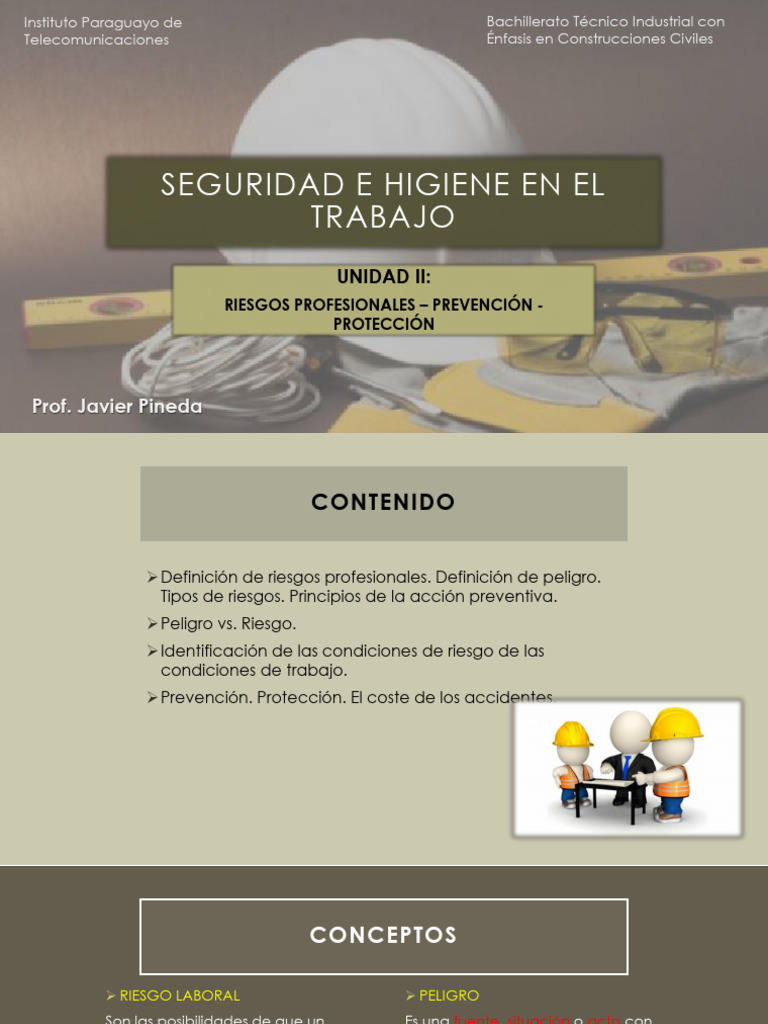 Riesgos Laborales y Prevención en Trabajo | PDF | Riesgo | Seguridad y ...