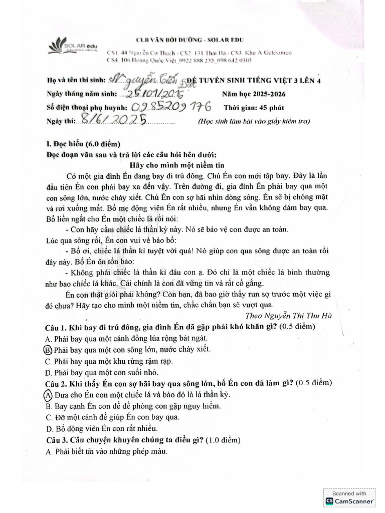 Nguyen Tien Dat - 3 Len 4 | PDF