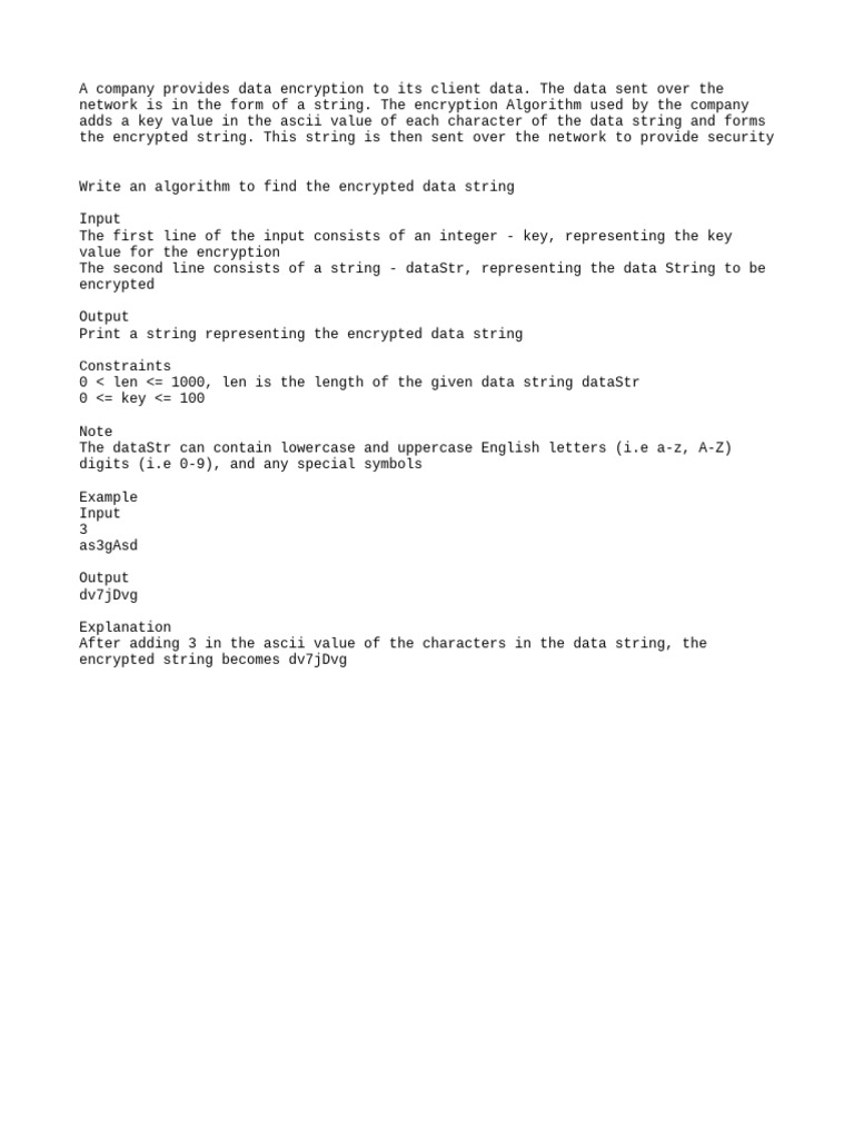 Data Encryption Algorithm Explained | PDF