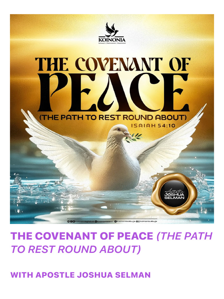 The Covenant of Peace (The Path To Rest Round Abou - 250616 - 153843 ...