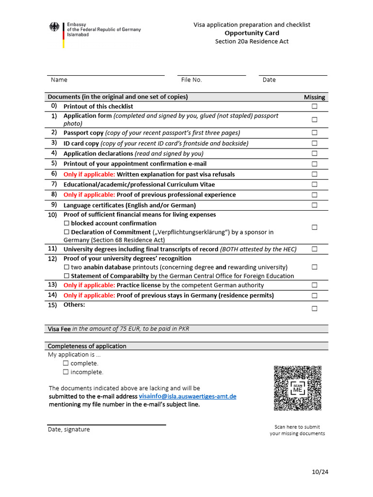 Opportunity Card PDF Data | PDF | Identity Document | Travel Visa