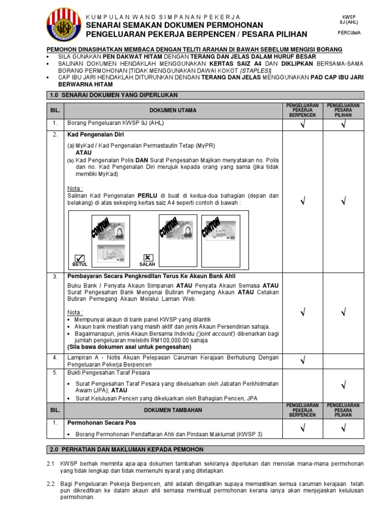 Borang Kwsp Pdf