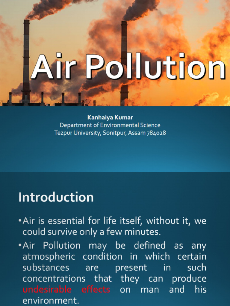 Air Pollution | PDF
