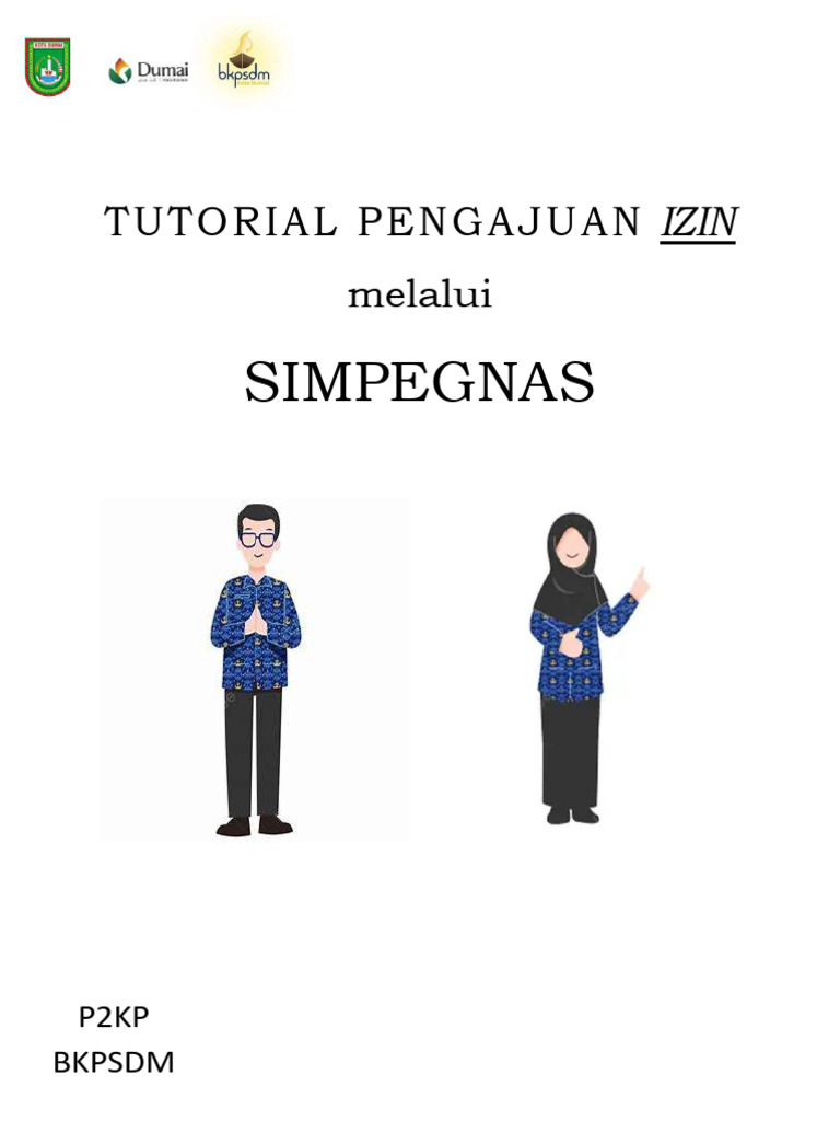 Tutorial Pengajuan Izin SIMPEGNAS | PDF