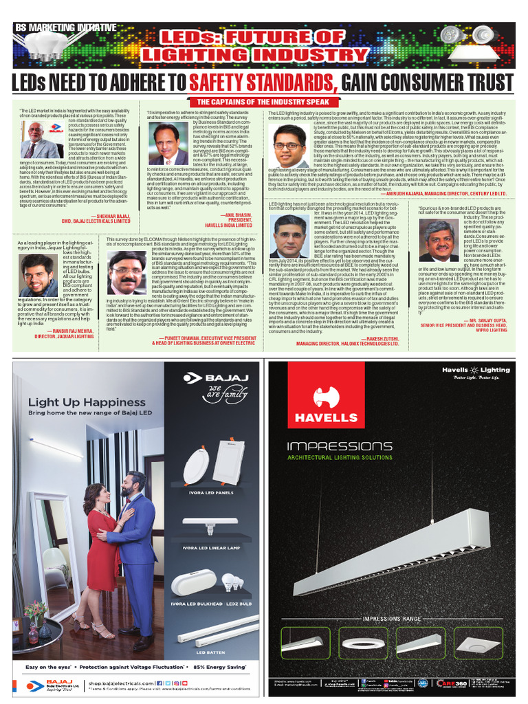 LED Safety Standards in India: Industry Insights | PDF