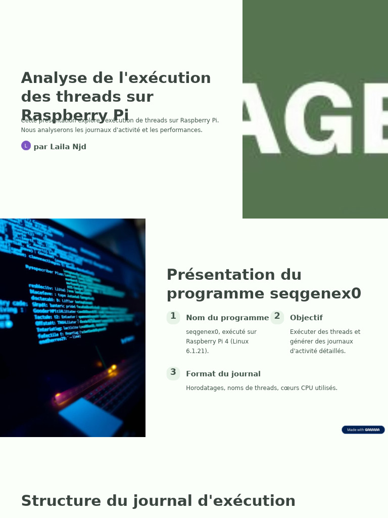 Exécution de Threads sur Raspberry Pi | PDF | Thread (informatique ...