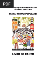 Livro CIFRAS SMP Paroquia NS Rosario Fatima