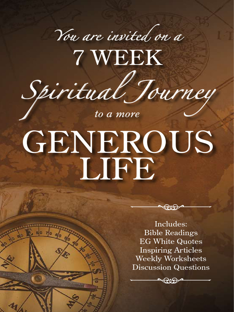 Seven Weeks Spiritual Journey To A More Generous Life | PDF | Jesus | Tithe