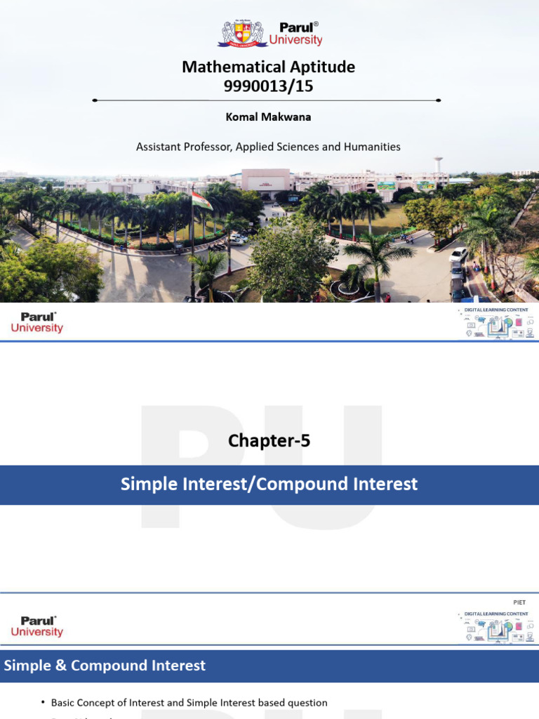 Simple and Compound Interest Explained | PDF | Interest | Compound Interest
