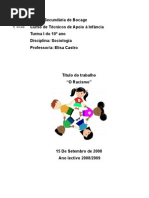 Sociologia - O Que é o Racismo