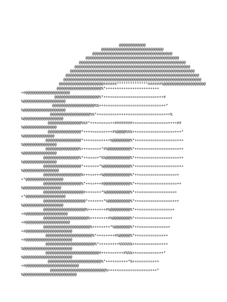 Diseño de patrones con símbolos ASCII | PDF