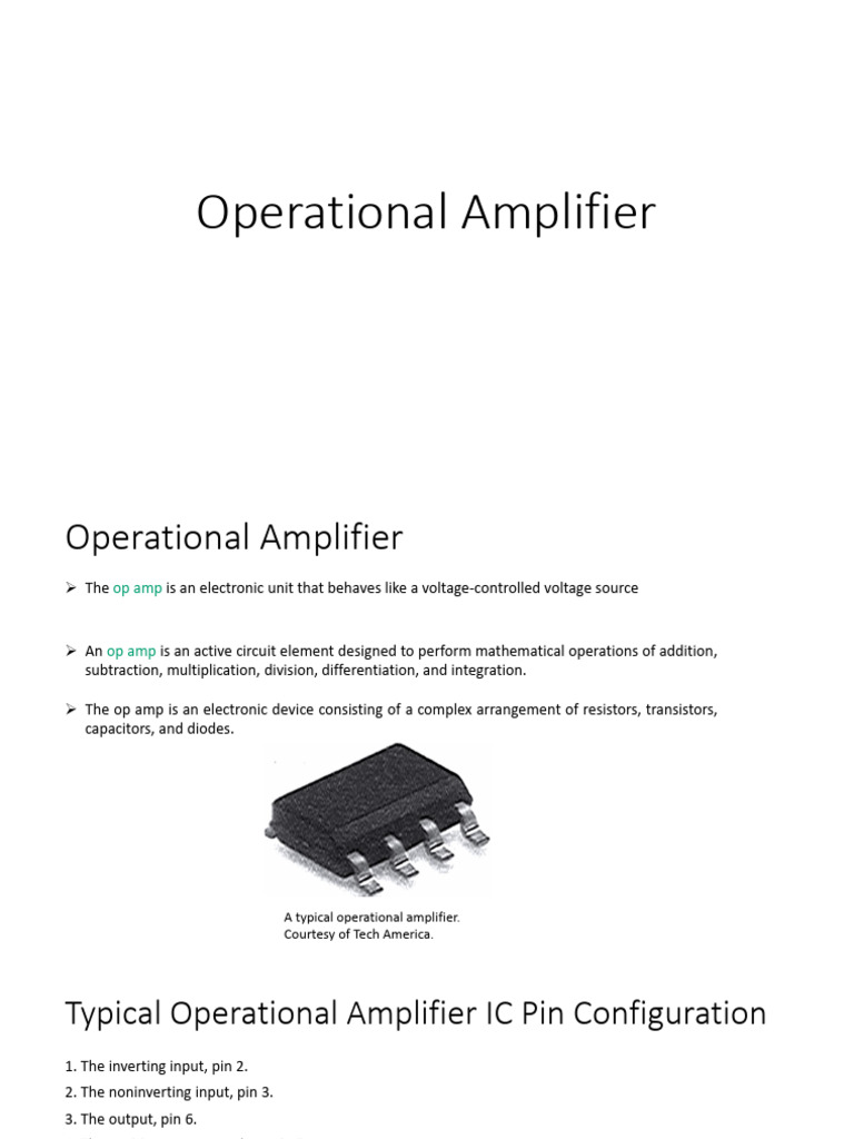 Understanding Operational Amplifiers | PDF | Amplifier | Operational ...