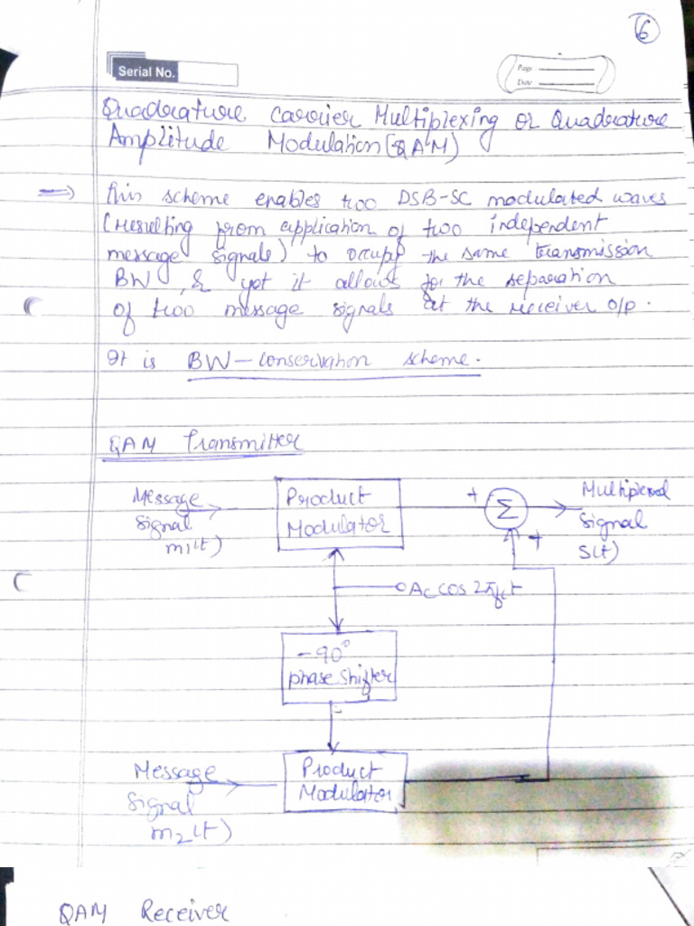 Unit 5 (QAM and MSK) | PDF