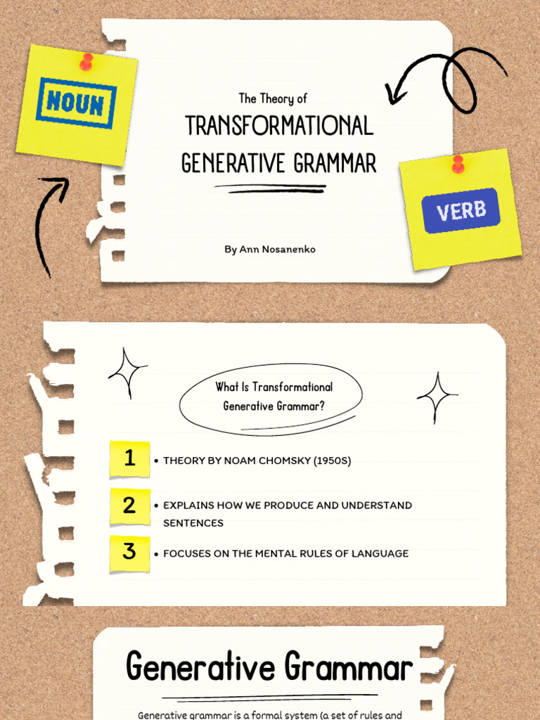 The Theory of Transformational Generative Grammar | PDF | Phrase | Grammar