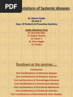 Oral Manifestations of Systemic Diseases