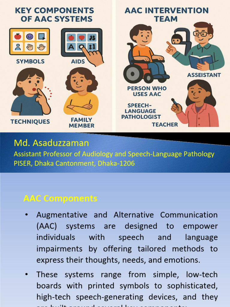 Key AAC Components and Team Roles | PDF | Human Communication | Cognition