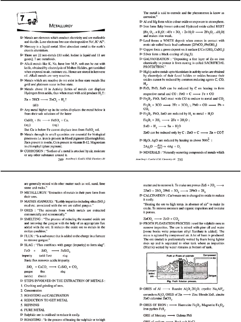 Chapter 7 Class X Chemistry | PDF