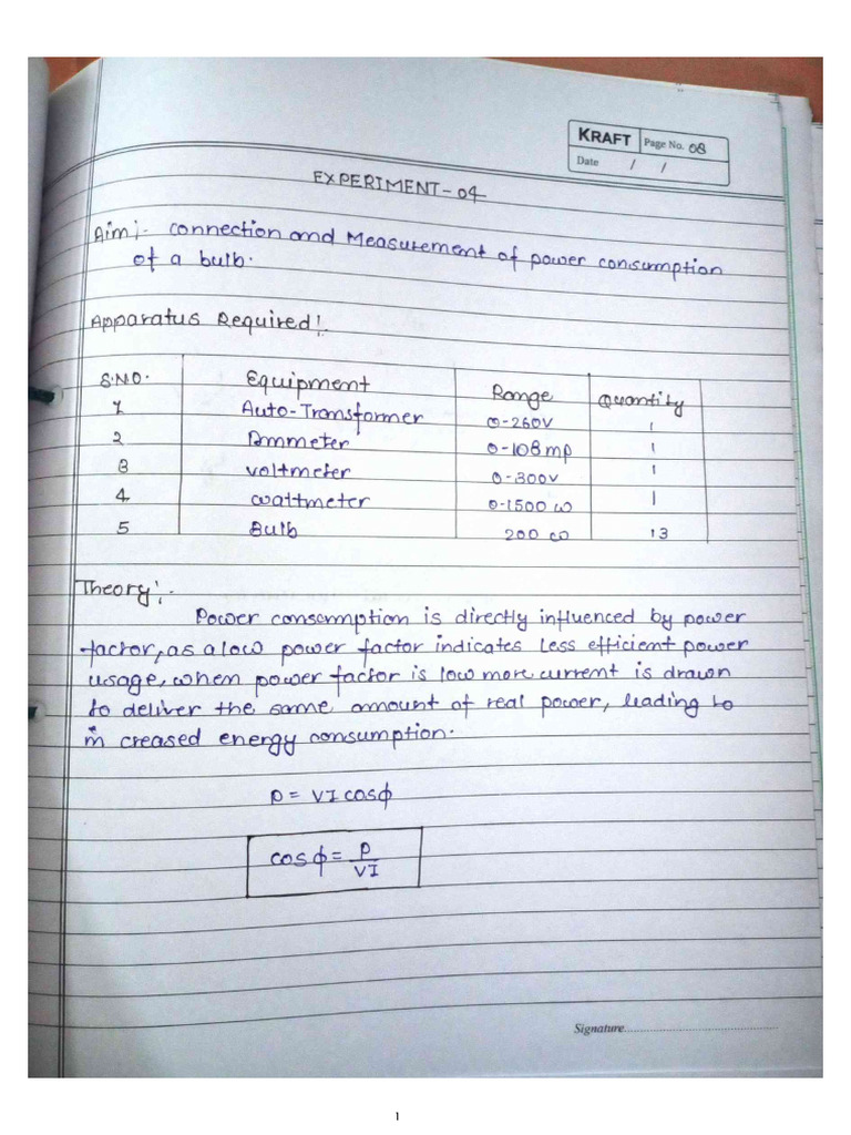 Electrical Practical Pdf