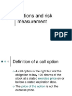 Measurment Risk & Return