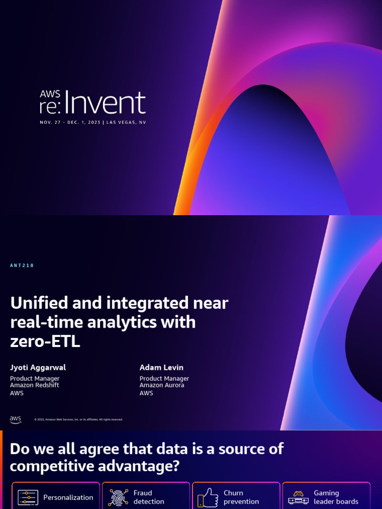 Zero-ETL Analytics with AWS Redshift | PDF | Amazon Web Services ...