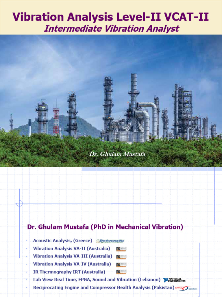Intermediate Vibration Analysis Course | PDF | Thermography | Infrared