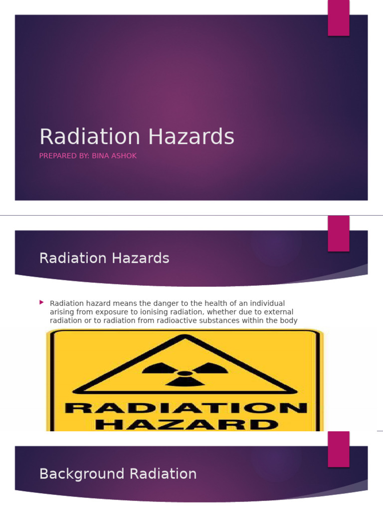 Understanding Radiation Hazards | PDF | Radiation | Ionizing Radiation