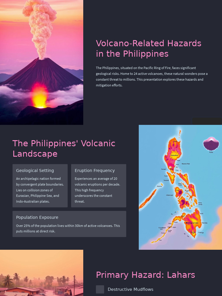 Volcano Related Hazards in The Philippines | PDF | Volcano | Volcanic Ash