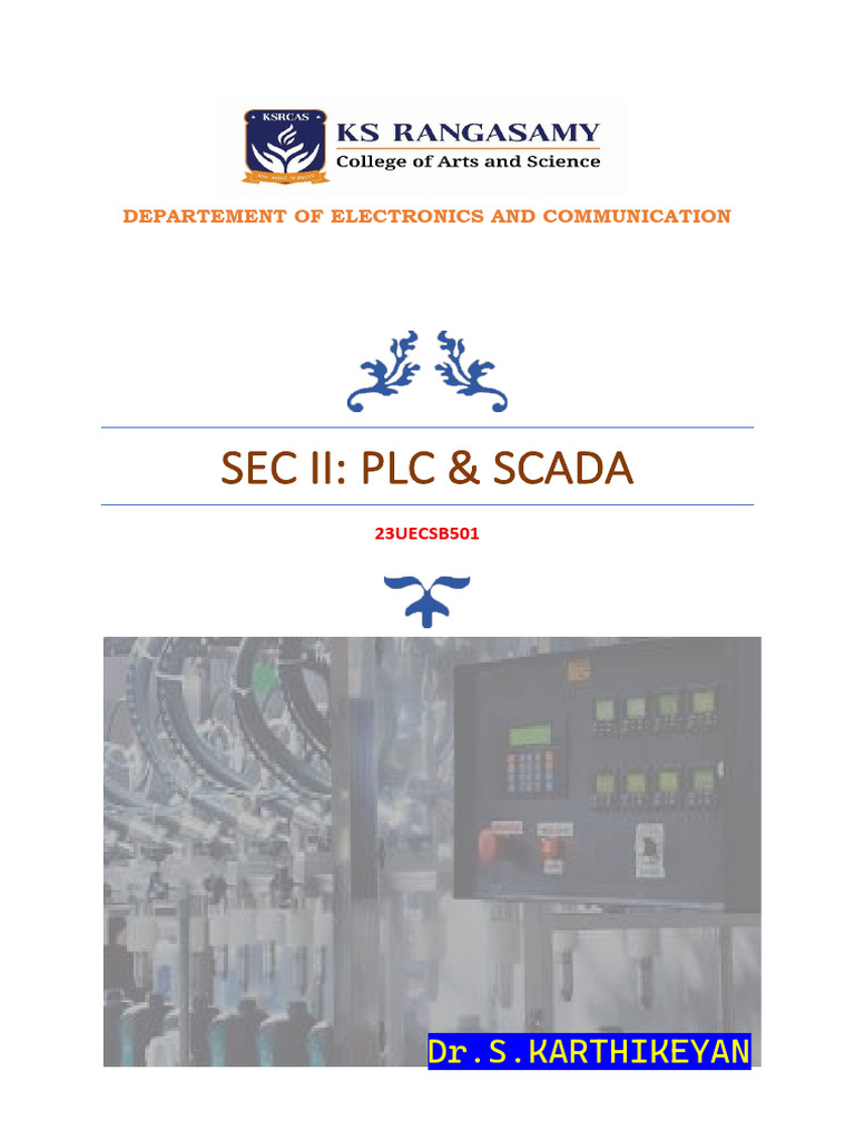 23UECSB501 | PDF | Programmable Logic Controller | Scada