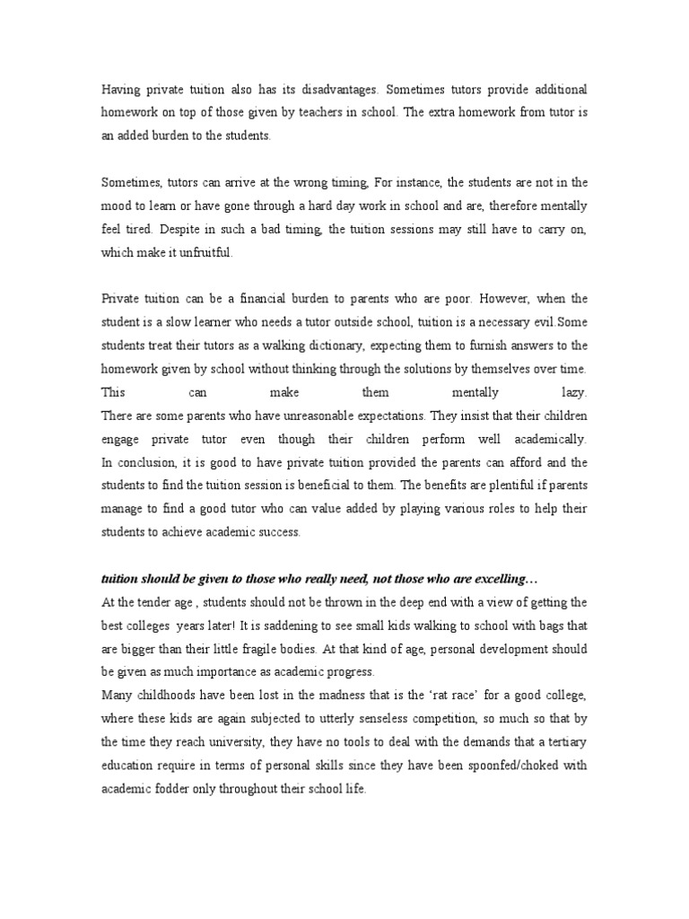 Advantages and disadvantages of privatisation of education picture