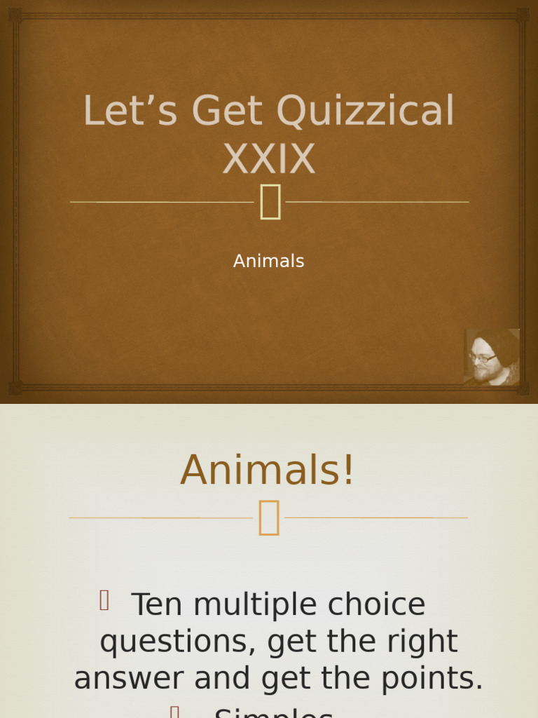 Let's Get Quizzical 29 | PDF | Zoology