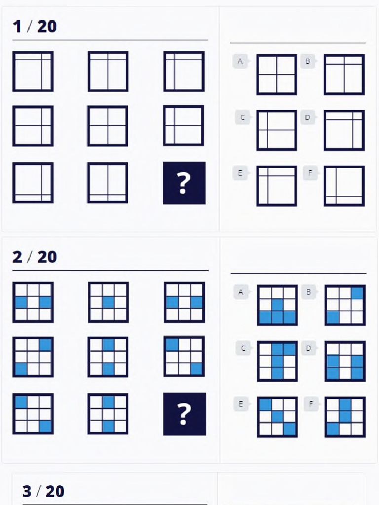 IQ Test 1 | PDF