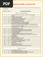 Society Handover Checklist Guide | PDF | Cheque