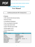 GPS Tracker User Manual | PDF | Global Positioning System | Gsm