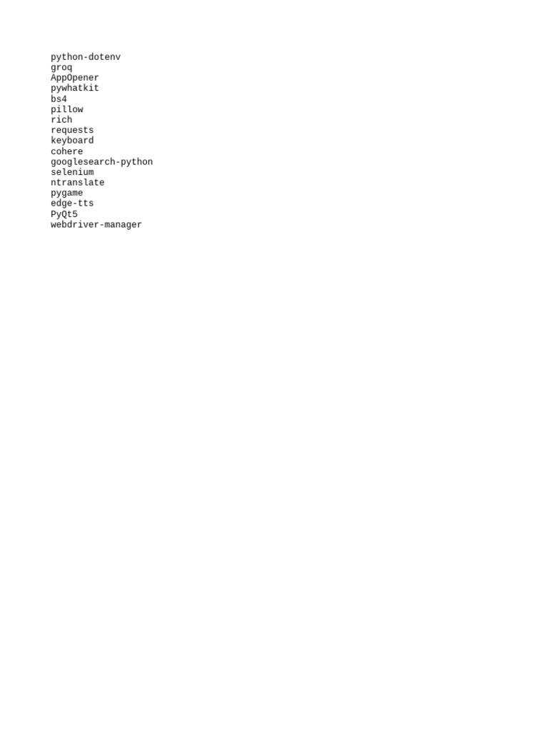 Requirements | PDF
