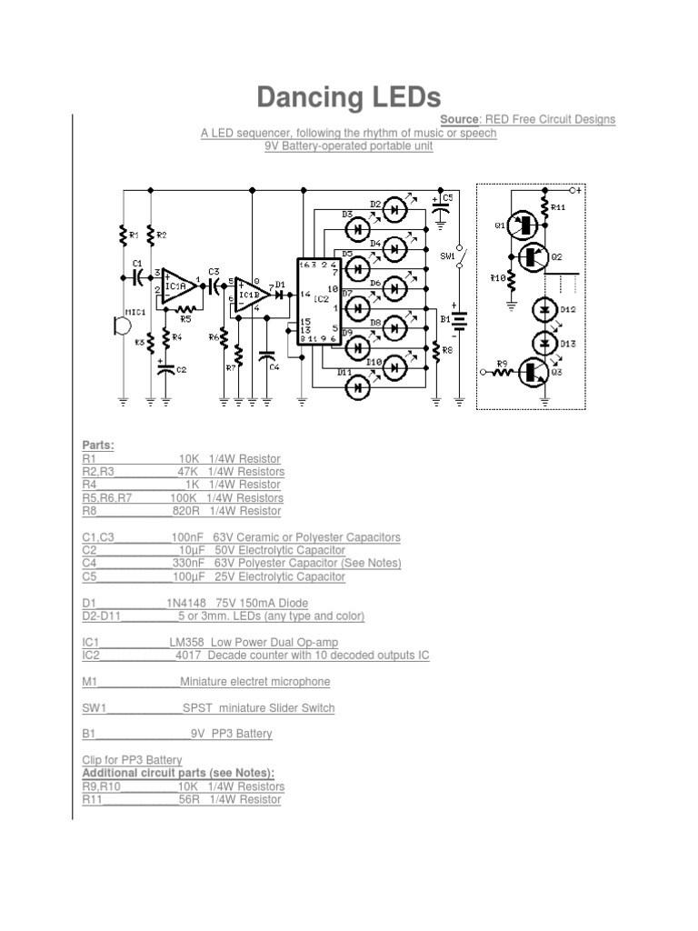 LED Sequencer for Music Rhythm | PDF | Electrical Equipment ...