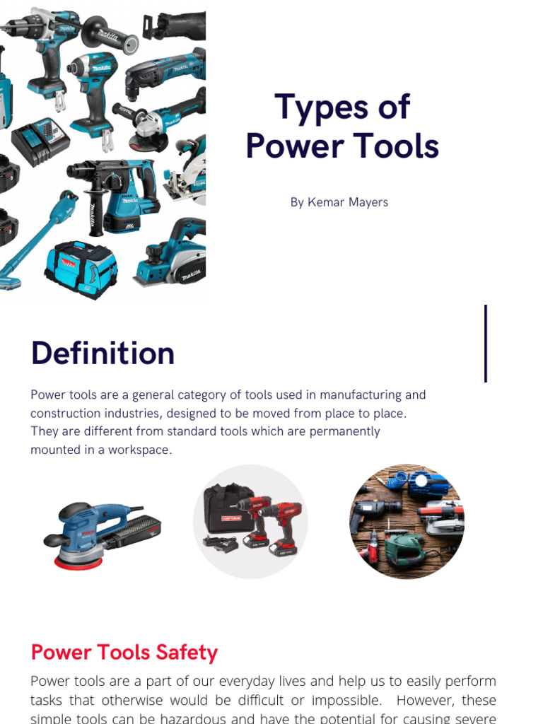 Essential Power Tools Overview | PDF