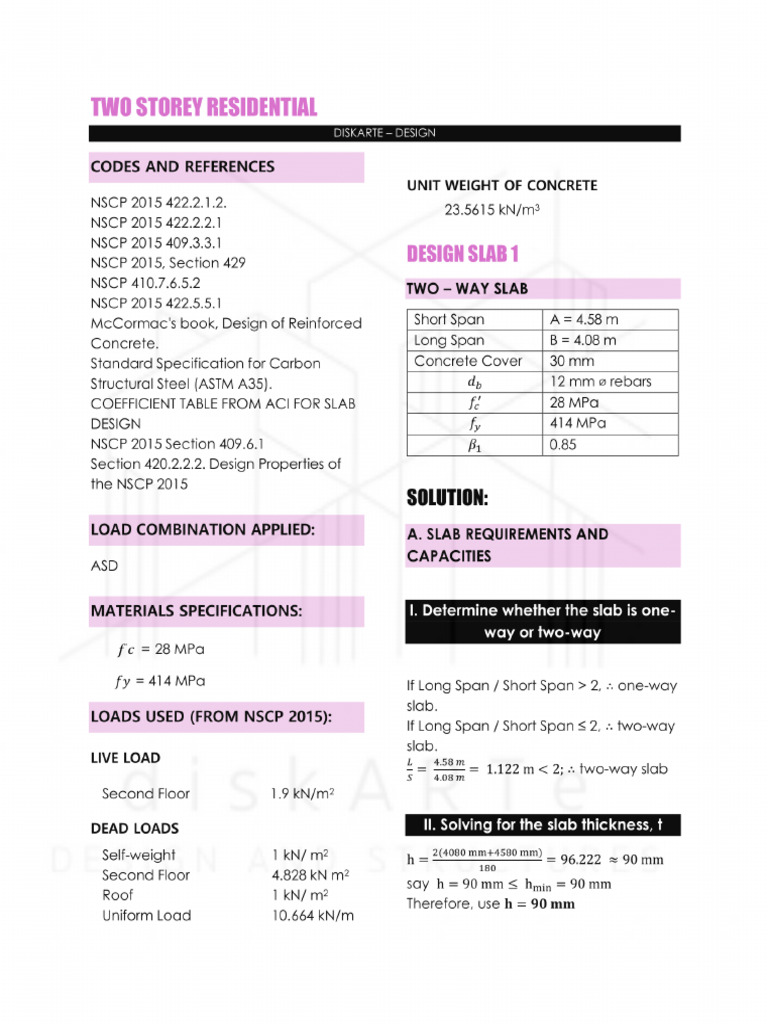 Structural Free Two Storey - 01 | PDF