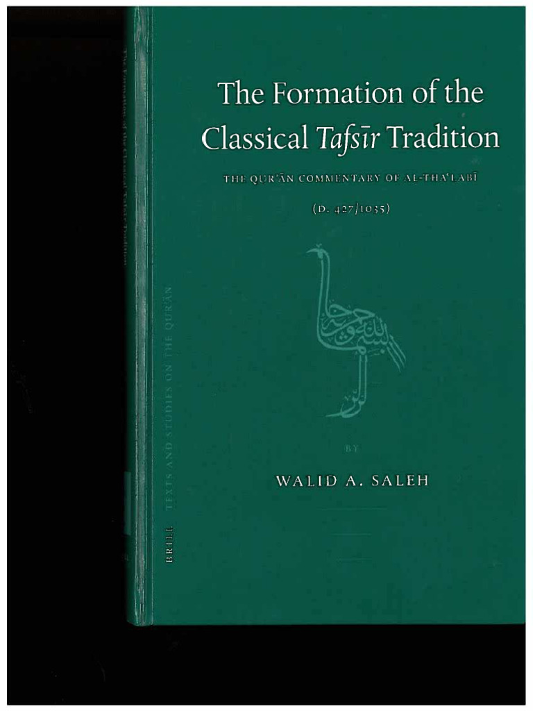 The Formation of The Classical Tafsir TR | PDF