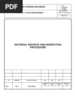 Rejected Material Control Procedure | PDF
