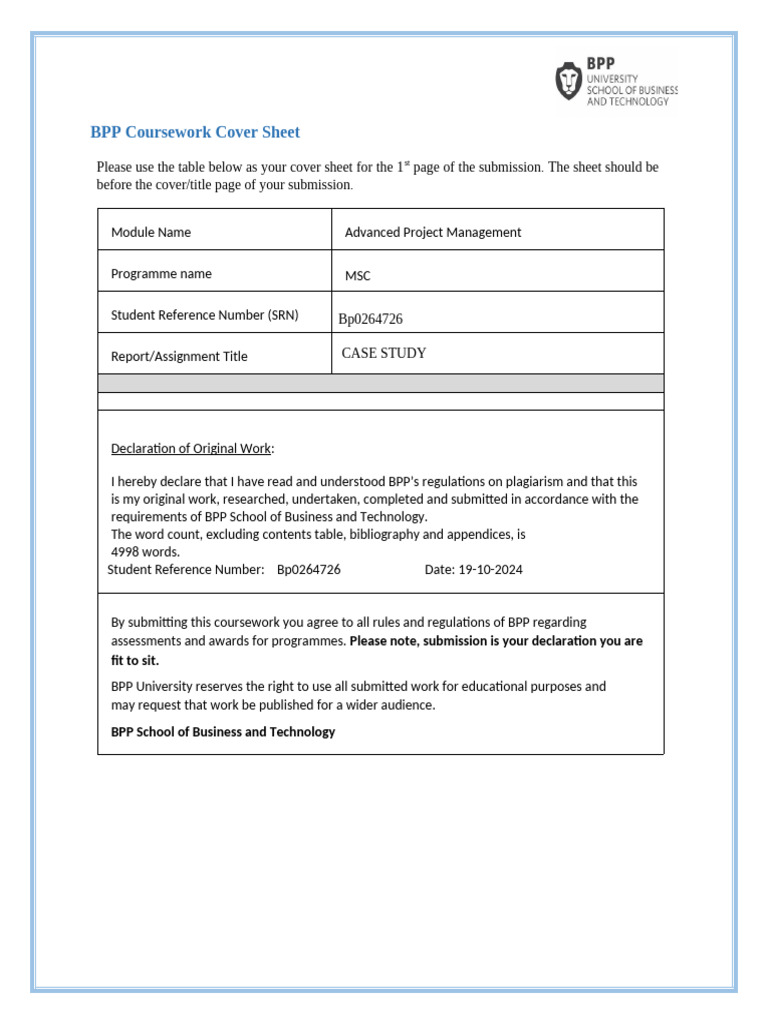 BPP Coursework: Project Kuiper Analysis | PDF | Agile Software ...