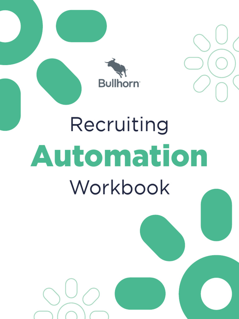 Bullhorn Automation Recruiting Workbook | PDF | Business