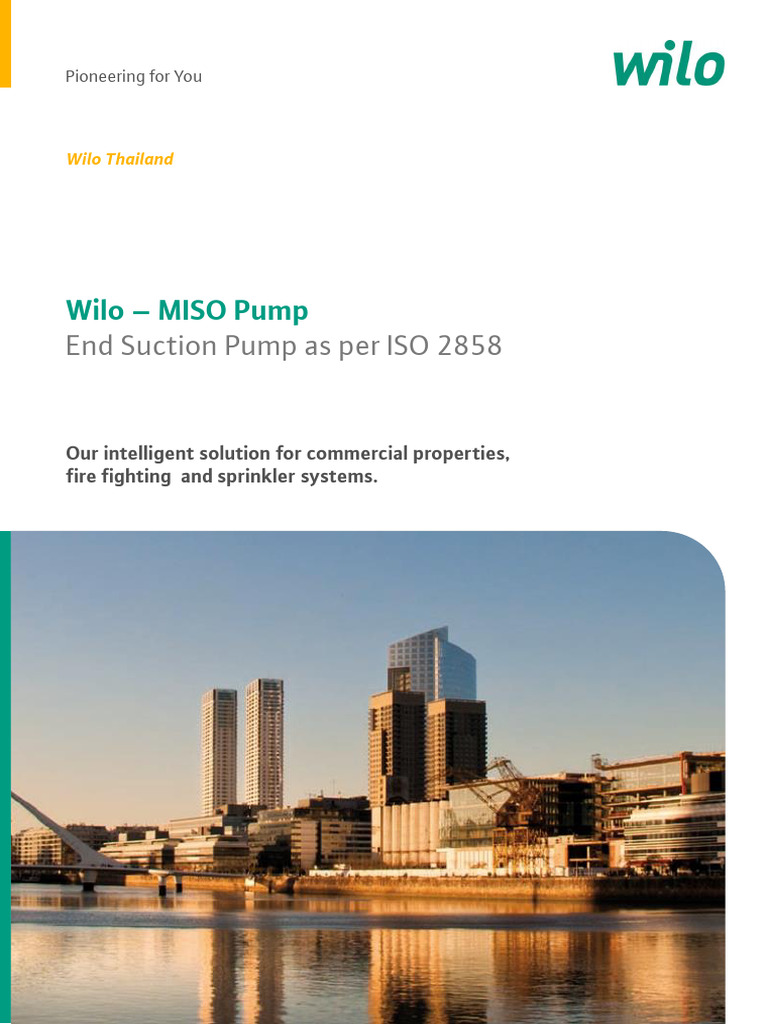 Wilo MISO Pump Specifications Overview | PDF | Pump | Mechanical ...