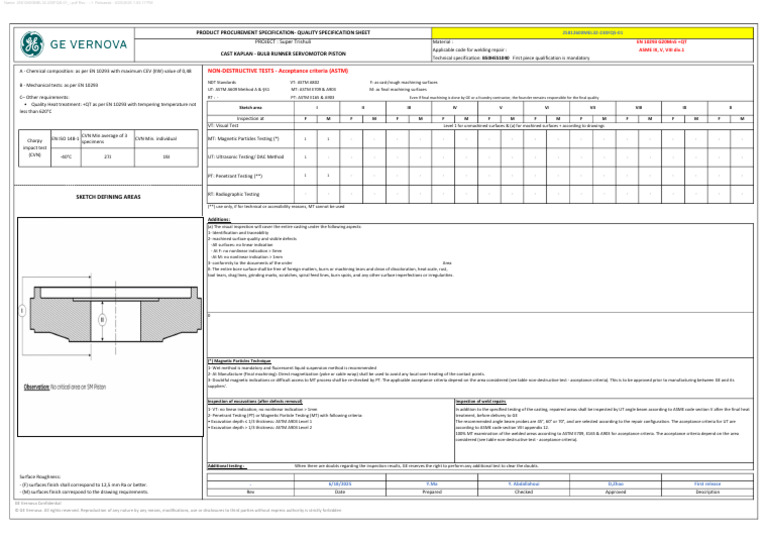 Non-Destructive Testing Specification | PDF | Nondestructive Testing ...