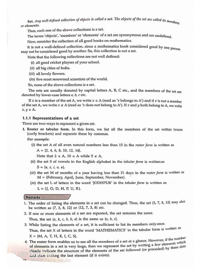 11th Maths CH 1 Set Very Probable Questions | PDF