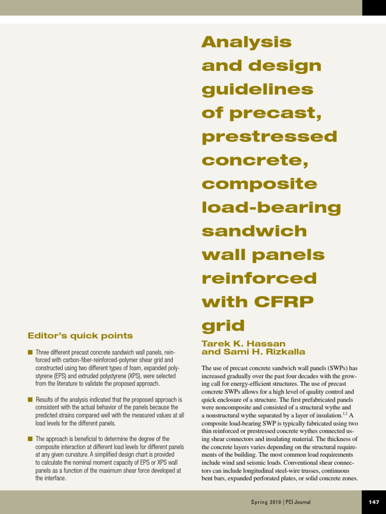 Composite Wall Panels in NC | PDF | Precast Concrete | Polystyrene