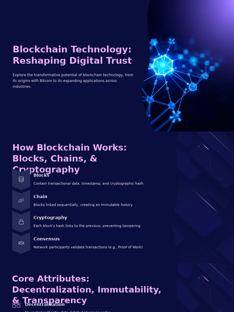 Blockchain Technology: Transforming Trust | PDF