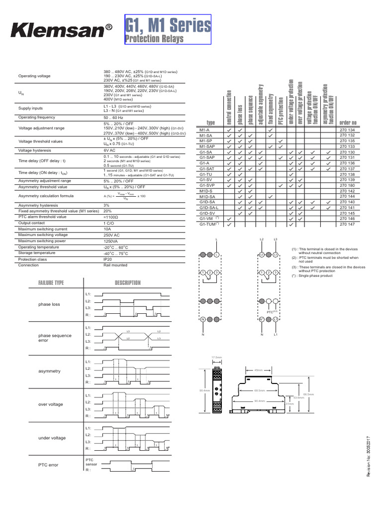 Vigilante de Tencion g1d-Sa-Vgt1 Ficha Tec | PDF | Mains Electricity ...